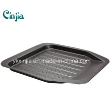 Vendedor de Amazon Hot Sell Nonstick Pizza Pan con mangos